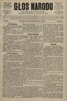 Głos Narodu : dziennik polityczny, założony w r. 1893 przez Józefa Rogosza (wydanie poranne). 1905, nr 88