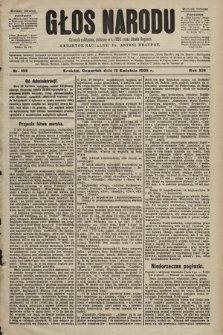 Głos Narodu : dziennik polityczny, założony w r. 1893 przez Józefa Rogosza (wydanie poranne). 1905, nr 102