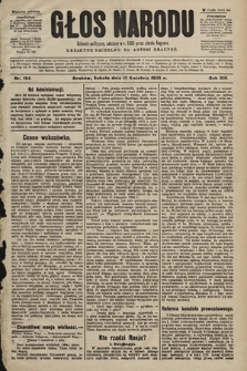 Głos Narodu : dziennik polityczny, założony w r. 1893 przez Józefa Rogosza (wydanie poranne). 1905, nr 104