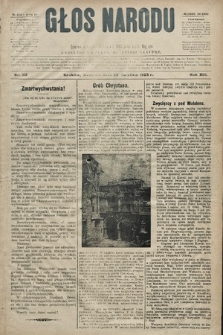Głos Narodu : dziennik polityczny, założony w r. 1893 przez Józefa Rogosza (wydanie poranne). 1905, nr 112