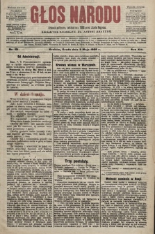Głos Narodu : dziennik polityczny, założony w r. 1893 przez Józefa Rogosza (wydanie poranne). 1905, nr 121