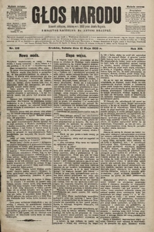 Głos Narodu : dziennik polityczny, założony w r. 1893 przez Józefa Rogosza (wydanie poranne). 1905, nr 130
