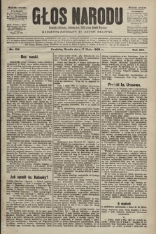 Głos Narodu : dziennik polityczny, założony w r. 1893 przez Józefa Rogosza (wydanie poranne). 1905, nr 134