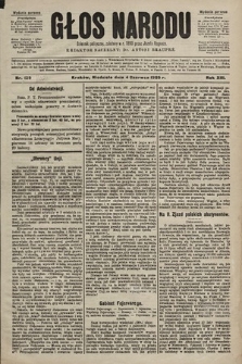 Głos Narodu : dziennik polityczny, założony w r. 1893 przez Józefa Rogosza (wydanie poranne). 1905, nr 152