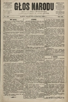 Głos Narodu : dziennik polityczny, założony w r. 1893 przez Józefa Rogosza (wydanie poranne). 1905, nr 160