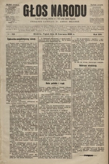 Głos Narodu : dziennik polityczny, założony w r. 1893 przez Józefa Rogosza (wydanie poranne). 1905, nr 163