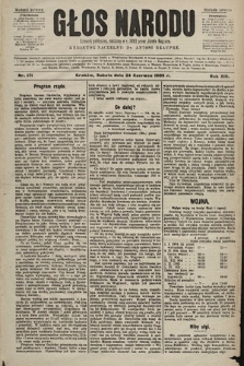 Głos Narodu : dziennik polityczny, założony w r. 1893 przez Józefa Rogosza (wydanie poranne). 1905, nr 171