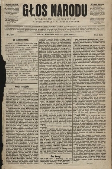 Głos Narodu : dziennik polityczny, założony w r. 1893 przez Józefa Rogosza (wydanie poranne). 1905, nr 179