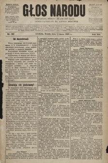 Głos Narodu : dziennik polityczny, założony w r. 1893 przez Józefa Rogosza (wydanie poranne). 1905, nr 182