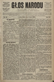 Głos Narodu : dziennik polityczny, założony w r. 1893 przez Józefa Rogosza (wydanie poranne). 1905, nr 184