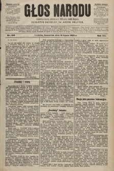 Głos Narodu : dziennik polityczny, założony w r. 1893 przez Józefa Rogosza (wydanie poranne). 1905, nr 190