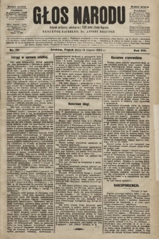 Głos Narodu : dziennik polityczny, założony w r. 1893 przez Józefa Rogosza (wydanie poranne). 1905, nr 191