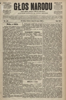 Głos Narodu : dziennik polityczny, założony w r. 1893 przez Józefa Rogosza (wydanie poranne). 1905, nr 192