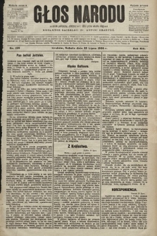 Głos Narodu : dziennik polityczny, założony w r. 1893 przez Józefa Rogosza (wydanie poranne). 1905, nr 199