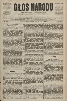Głos Narodu : dziennik polityczny, założony w r. 1893 przez Józefa Rogosza (wydanie poranne). 1905, nr 201