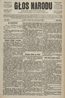 Głos Narodu : dziennik polityczny, założony w r. 1893 przez Józefa Rogosza (wydanie poranne). 1905, nr 205
