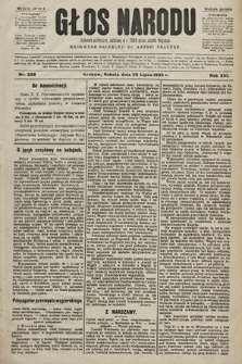 Głos Narodu : dziennik polityczny, założony w r. 1893 przez Józefa Rogosza (wydanie poranne). 1905, nr 206