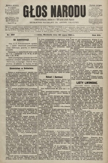 Głos Narodu : dziennik polityczny, założony w r. 1893 przez Józefa Rogosza (wydanie poranne). 1905, nr 207