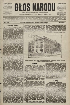 Głos Narodu : dziennik polityczny, założony w r. 1893 przez Józefa Rogosza (wydanie poranne). 1905, nr 208
