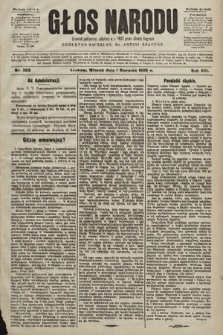 Głos Narodu : dziennik polityczny, założony w r. 1893 przez Józefa Rogosza (wydanie poranne). 1905, nr 209