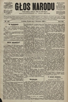 Głos Narodu : dziennik polityczny, założony w r. 1893 przez Józefa Rogosza (wydanie poranne). 1905, nr 210