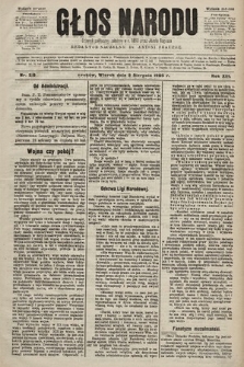 Głos Narodu : dziennik polityczny, założony w r. 1893 przez Józefa Rogosza (wydanie poranne). 1905, nr 216