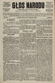 Głos Narodu : dziennik polityczny, założony w r. 1893 przez Józefa Rogosza (wydanie poranne). 1905, nr 217