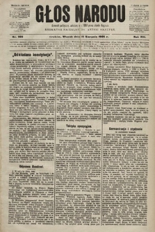 Głos Narodu : dziennik polityczny, założony w r. 1893 przez Józefa Rogosza (wydanie poranne). 1905, nr 223