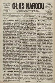 Głos Narodu : dziennik polityczny, założony w r. 1893 przez Józefa Rogosza (wydanie poranne). 1905, nr 234