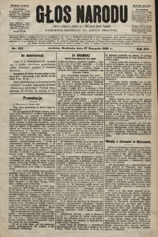 Głos Narodu : dziennik polityczny, założony w r. 1893 przez Józefa Rogosza (wydanie poranne). 1905, nr 253 [i.e. 235]