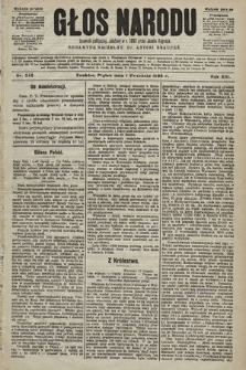 Głos Narodu : dziennik polityczny, założony w r. 1893 przez Józefa Rogosza (wydanie poranne). 1905, nr 240