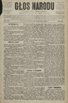 Głos Narodu : dziennik polityczny, założony w r. 1893 przez Józefa Rogosza (wydanie poranne). 1905, nr 242