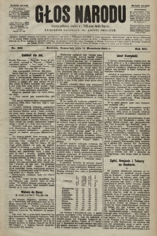 Głos Narodu : dziennik polityczny, założony w r. 1893 przez Józefa Rogosza (wydanie poranne). 1905, nr 253