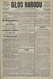 Głos Narodu : dziennik polityczny, założony w r. 1893 przez Józefa Rogosza (wydanie poranne). 1905, nr 264