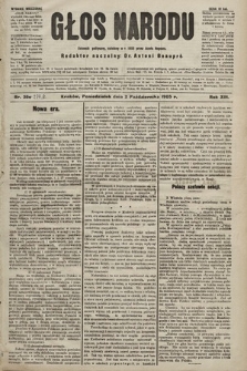 Głos Narodu : dziennik polityczny, założony w r. 1893 przez Józefa Rogosza (wydanie wieczorne). 1905, nr 270