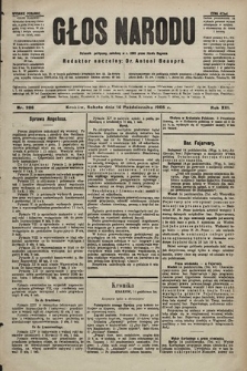 Głos Narodu : dziennik polityczny, założony w r. 1893 przez Józefa Rogosza (wydanie poranne). 1905, nr 286