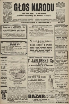 Głos Narodu : dziennik polityczny, założony w r. 1893 przez Józefa Rogosza (wydanie wieczorne). 1905, nr 287