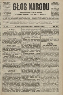 Głos Narodu : dziennik polityczny, założony w r. 1893 przez Józefa Rogosza (wydanie poranne). 1905, nr 289