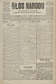 Głos Narodu : dziennik polityczny, założony w r. 1893 przez Józefa Rogosza (wydanie wieczorne). 1905, nr 289