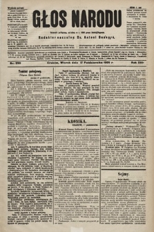 Głos Narodu : dziennik polityczny, założony w r. 1893 przez Józefa Rogosza (wydanie poranne). 1905, nr 290