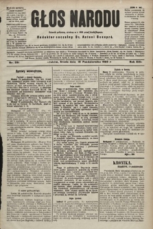 Głos Narodu : dziennik polityczny, założony w r. 1893 przez Józefa Rogosza (wydanie poranne). 1905, nr 291