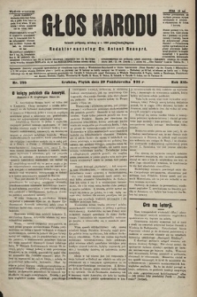 Głos Narodu : dziennik polityczny, założony w r. 1893 przez Józefa Rogosza (wydanie wieczorne). 1905, nr 295