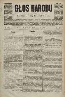 Głos Narodu : dziennik polityczny, założony w r. 1893 przez Józefa Rogosza (wydanie poranne). 1905, nr 299