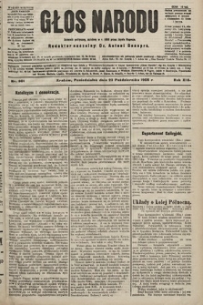 Głos Narodu : dziennik polityczny, założony w r. 1893 przez Józefa Rogosza (wydanie wieczorne). 1905, nr 301
