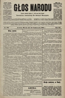 Głos Narodu : dziennik polityczny, założony w r. 1893 przez Józefa Rogosza (wydanie poranne). 1905, nr 302
