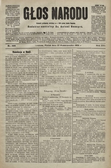 Głos Narodu : dziennik polityczny, założony w r. 1893 przez Józefa Rogosza (wydanie wieczorne). 1905, nr 309