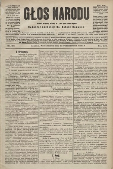 Głos Narodu : dziennik polityczny, założony w r. 1893 przez Józefa Rogosza (wydanie poranne). 1905, nr 313