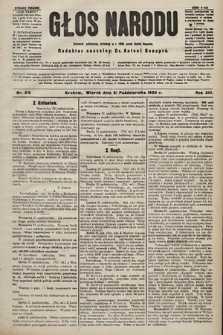Głos Narodu : dziennik polityczny, założony w r. 1893 przez Józefa Rogosza (wydanie poranne). 1905, nr 315