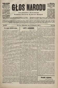 Głos Narodu : dziennik polityczny, założony w r. 1893 przez Józefa Rogosza (wydanie wieczorne). 1905, nr 319