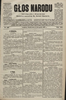 Głos Narodu : dziennik polityczny, założony w r. 1893 przez Józefa Rogosza (wydanie poranne). 1905, nr 320